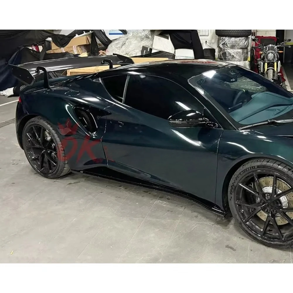 Emira GT4 Style Dry Carbon Fiber Side Skirt for Lotus Emira
